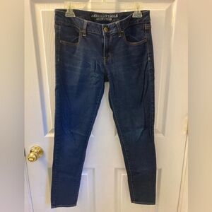 American Eagle Jegging Super Stretch Skinny Denim Size 10